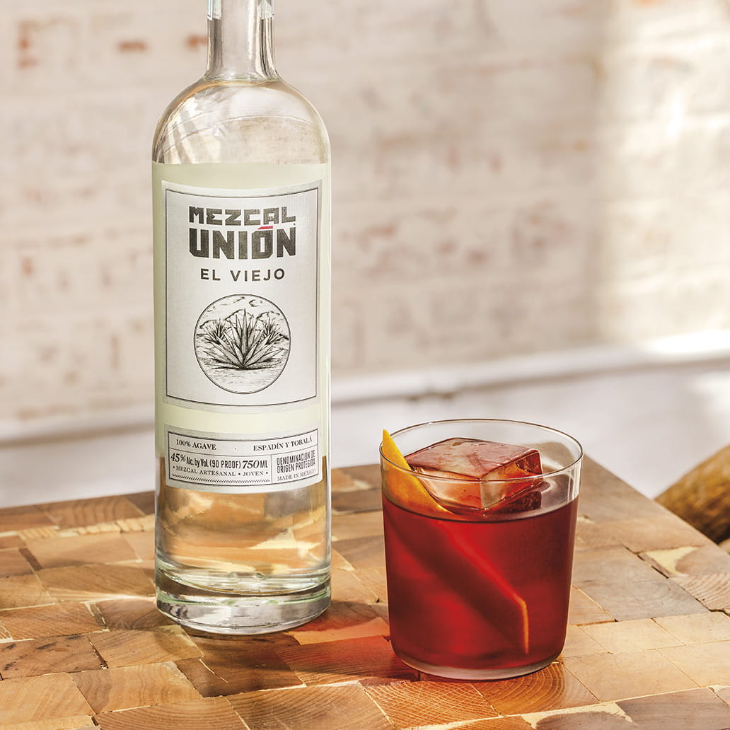 Mezcal Unión - Coctel Mezcal Negroni